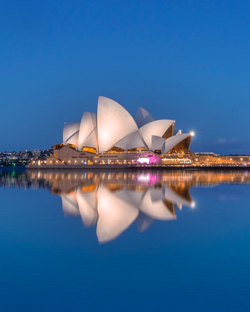 Sydney Opera House and harbour